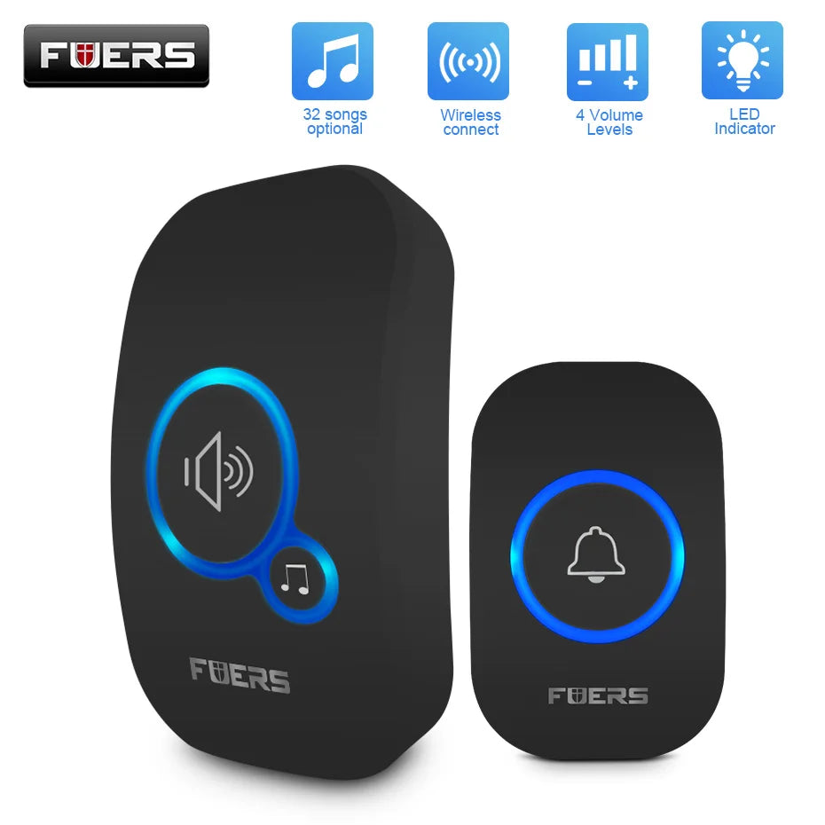 Fuers Wireless Doorbell 150M