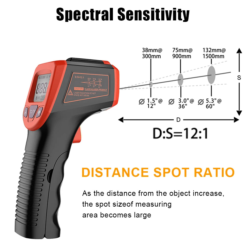 LCD Non-Contact Infrared Thermometer