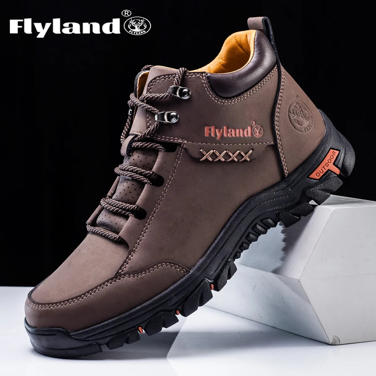 FLYLAND Men's Casual Ankle Boots