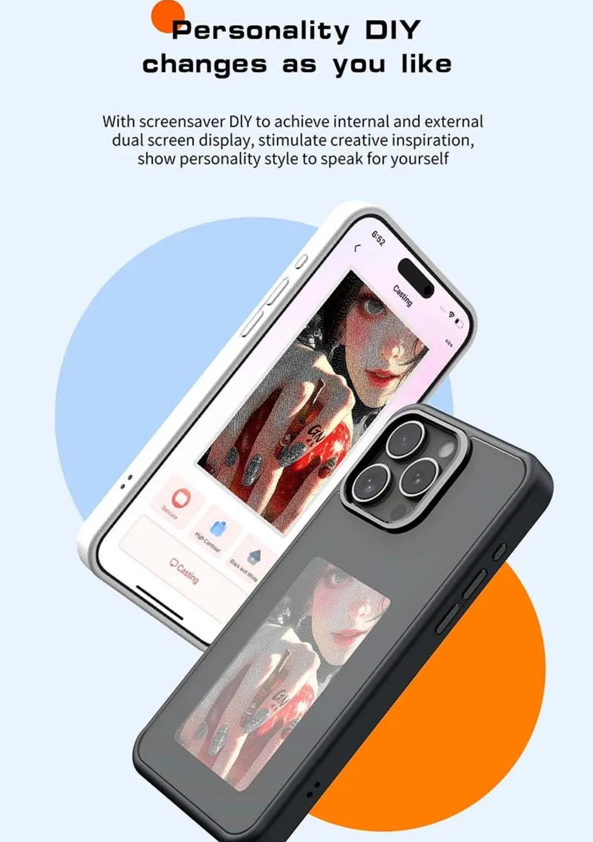 Smart Ink Screen Phone Case