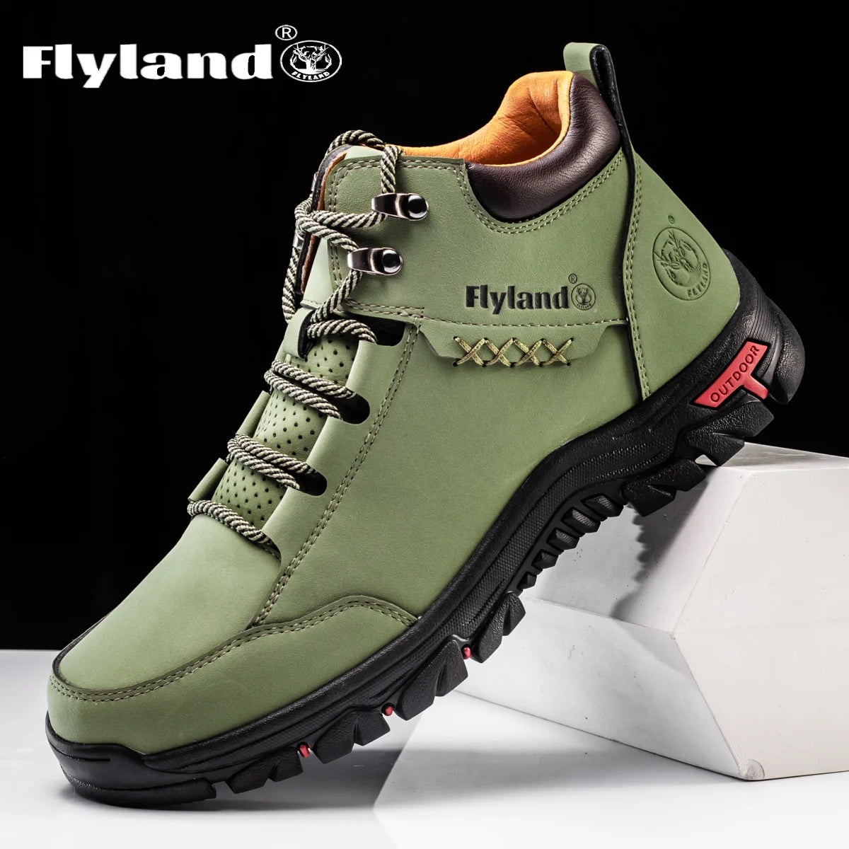 FLYLAND Men's Casual Ankle Boots