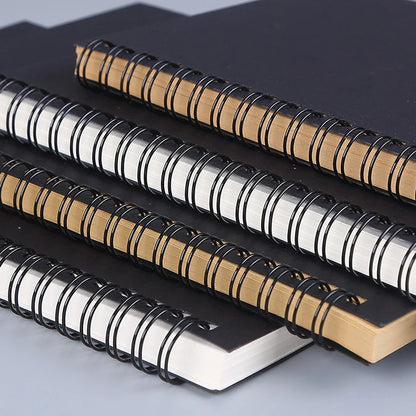 Retro Spiral Sketchbook Notebook