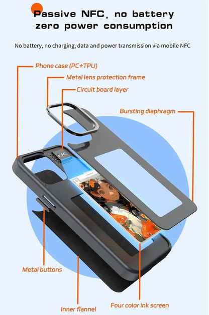 Smart Ink Screen Phone Case