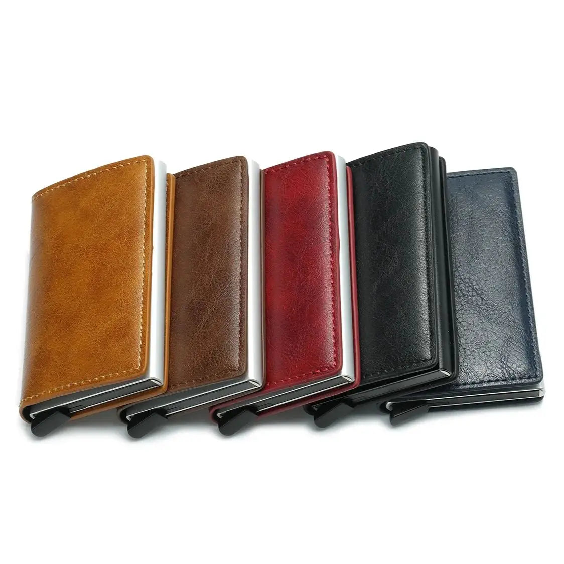 RFID Slim Leather Cardholder