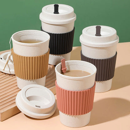 Reusable Wheat Straw Coffee Cup