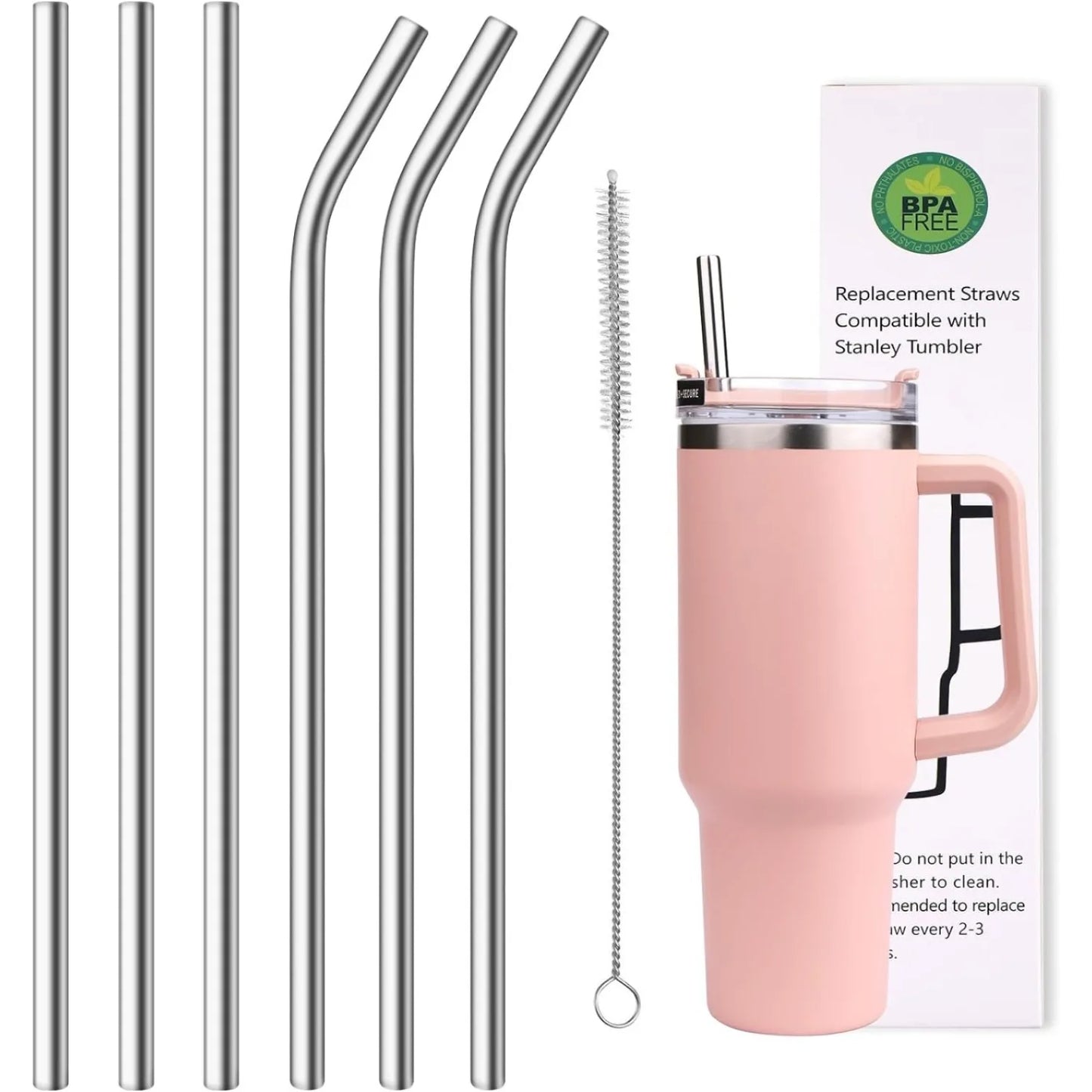 Reusable Stainless Steel Straws