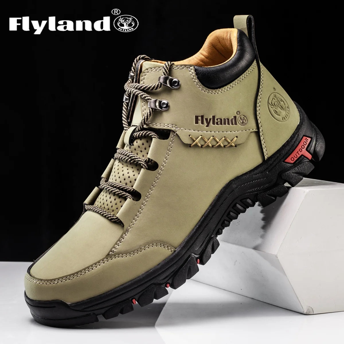 FLYLAND Men's Casual Ankle Boots