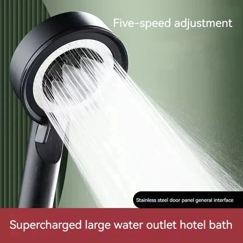 Adjustable High-Pressure Shower Head