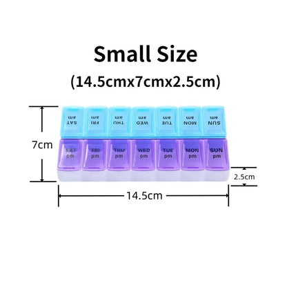 Weekly Travel Pill Organizer